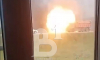 Взрыв после смертельного ДТП с автобусом в Воронежской области попал на видео