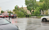 Мэрия Воронежа перевела коммунальщиков на усиленный режим работы из-за сильного дождя
